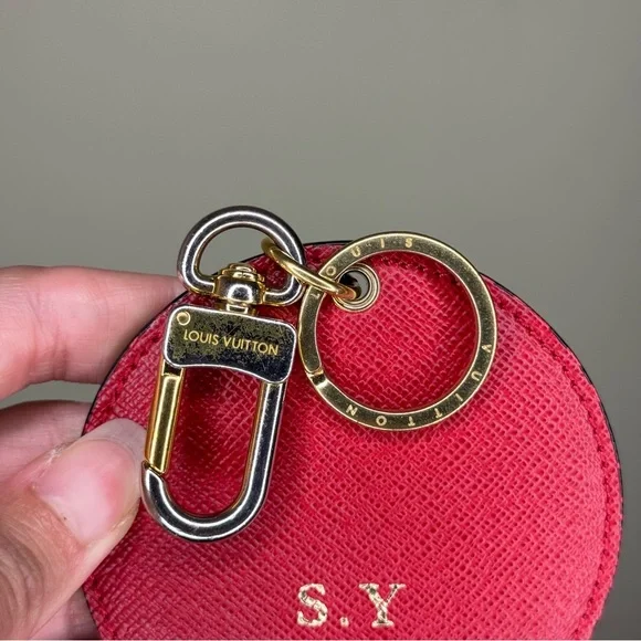 Louis Vuitton Circular Monogram Daruma Keychain